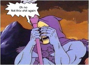 Skeletor mad